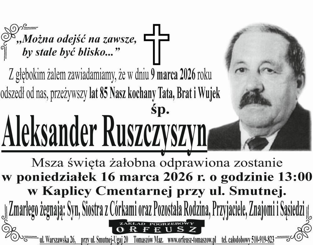 śp. Aleksander Ruszczyszyn