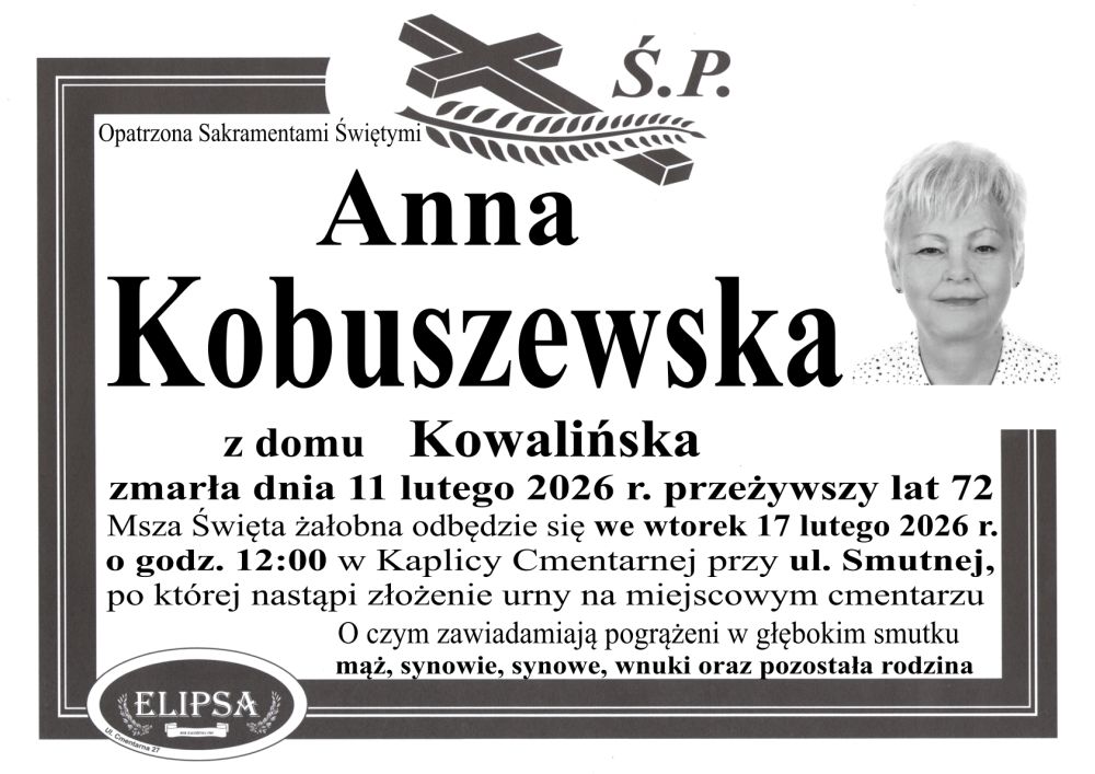 śp. Anna Kobuszewska