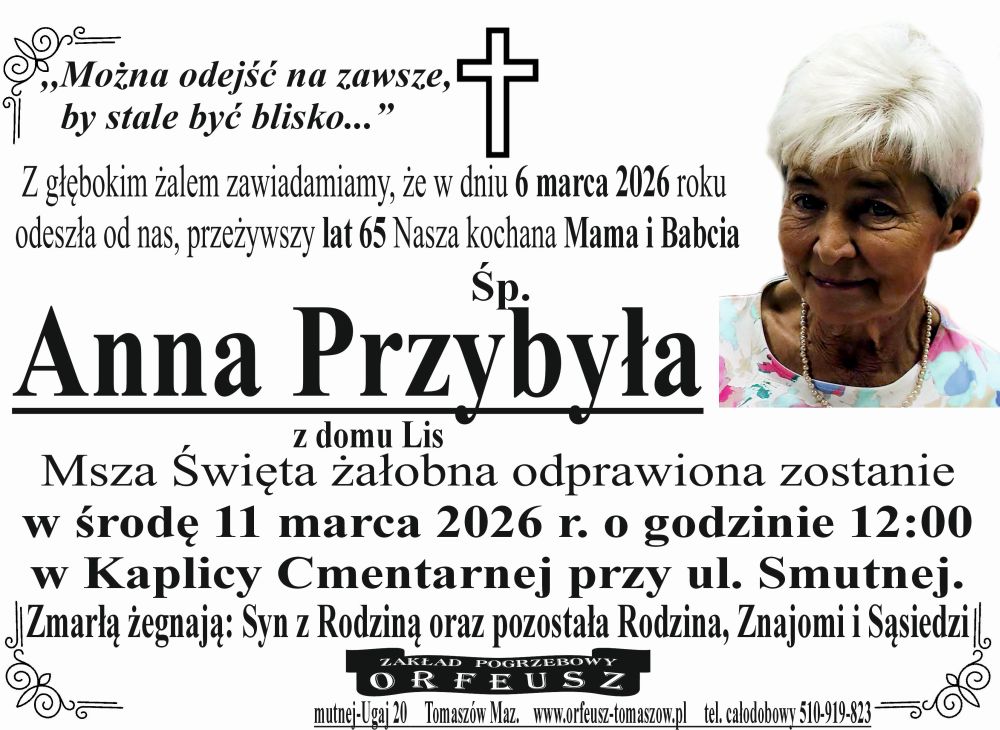śp. Anna Przybyła