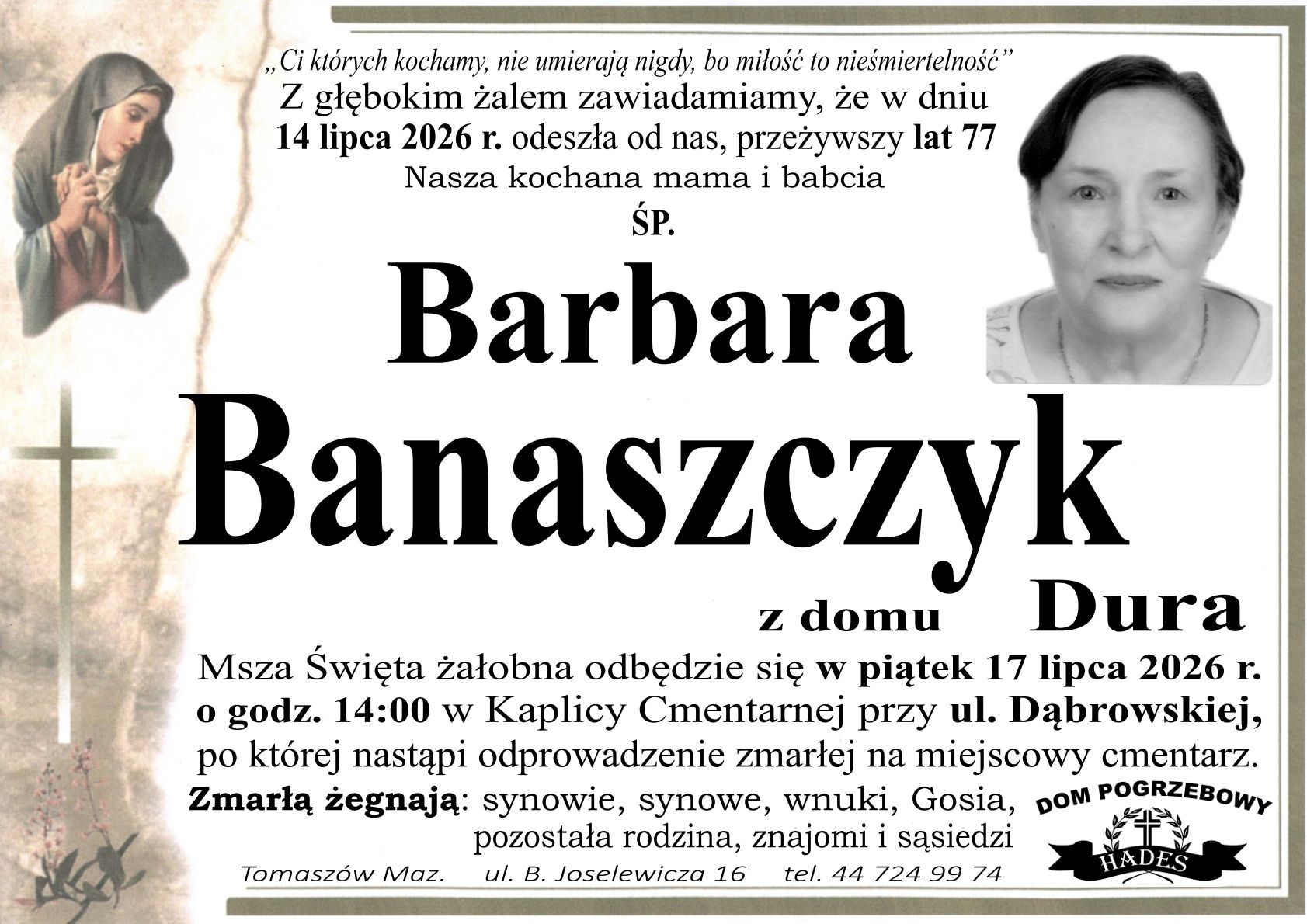 śp. Barbara Banaszczyk