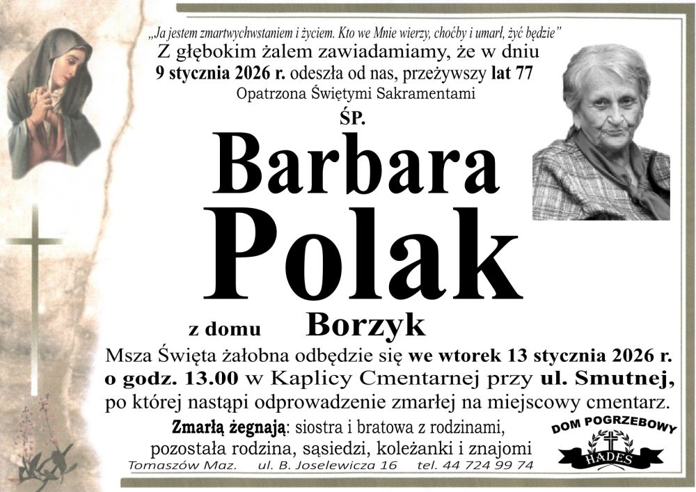 śp. Barbara Polak