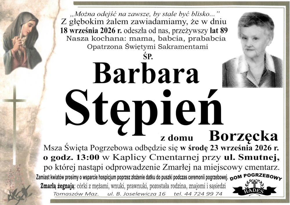 śp. Barbara Stępień