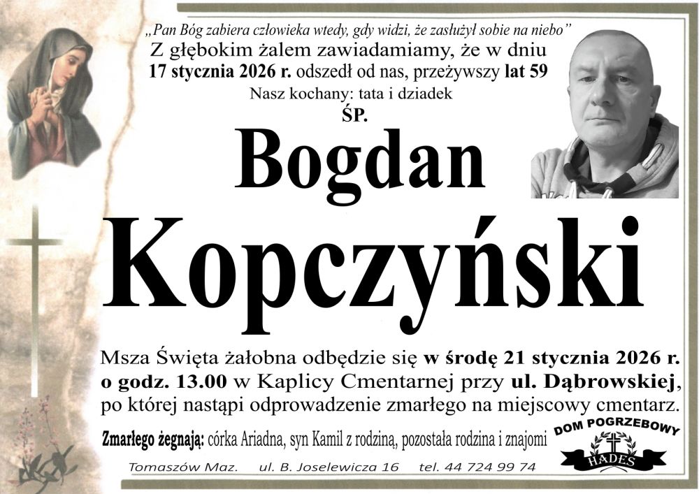 śp. Bogdan Kopczyński