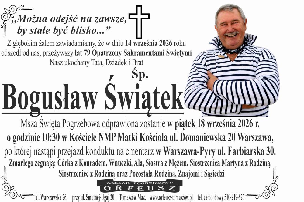 śp. Bogusław Świątek