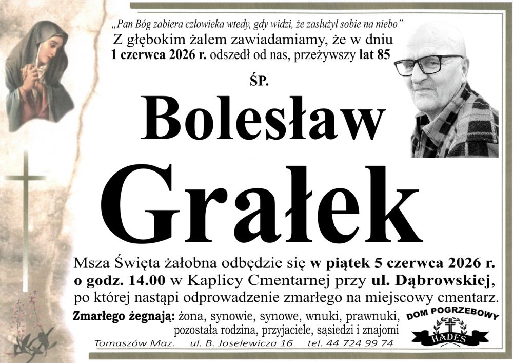 śp. Bolesław Grałek