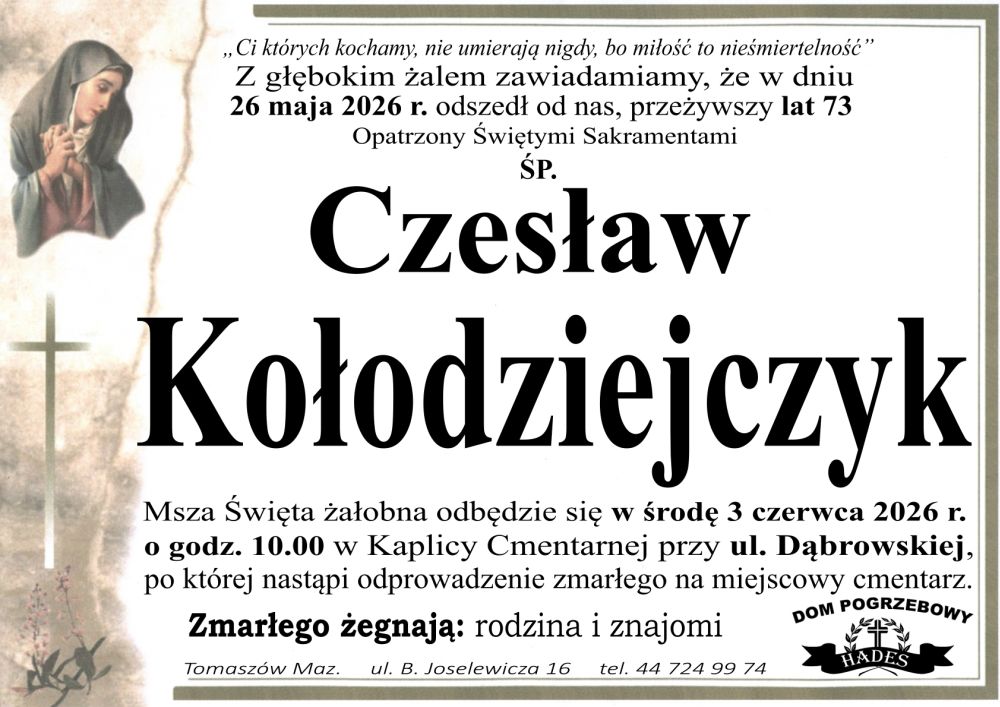 śp. Czesław Kołodziejczyk