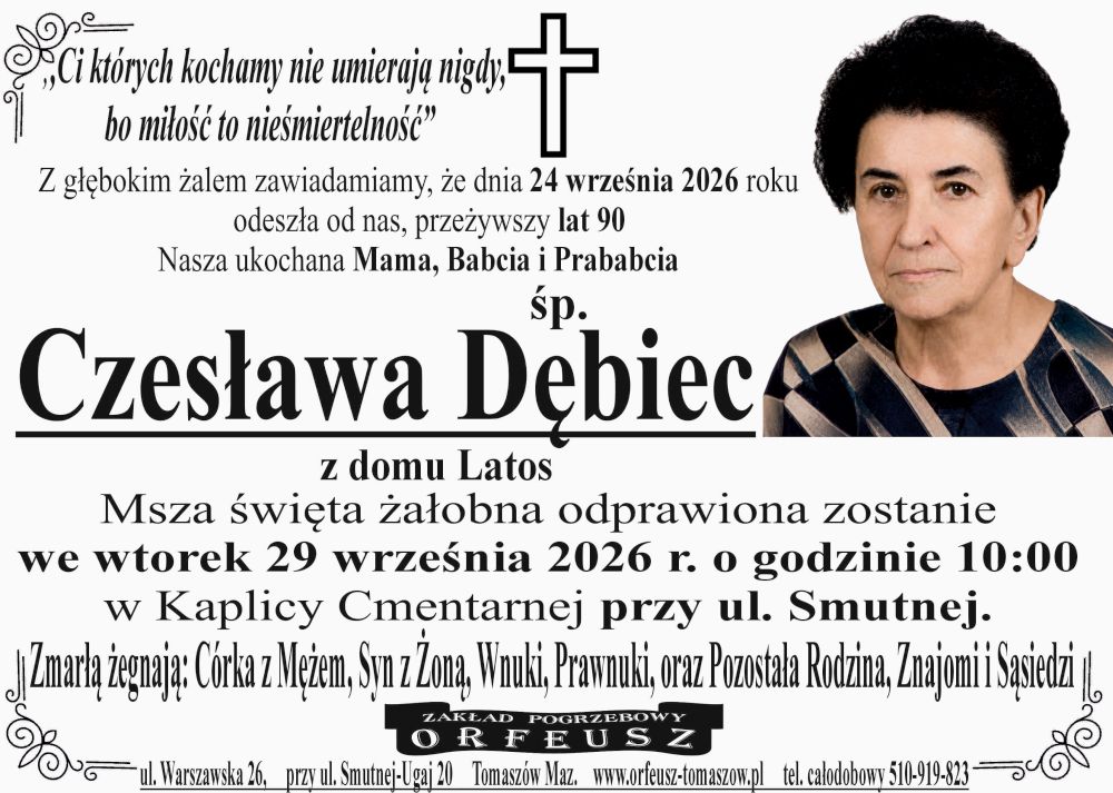 śp. Czesława Dębiec