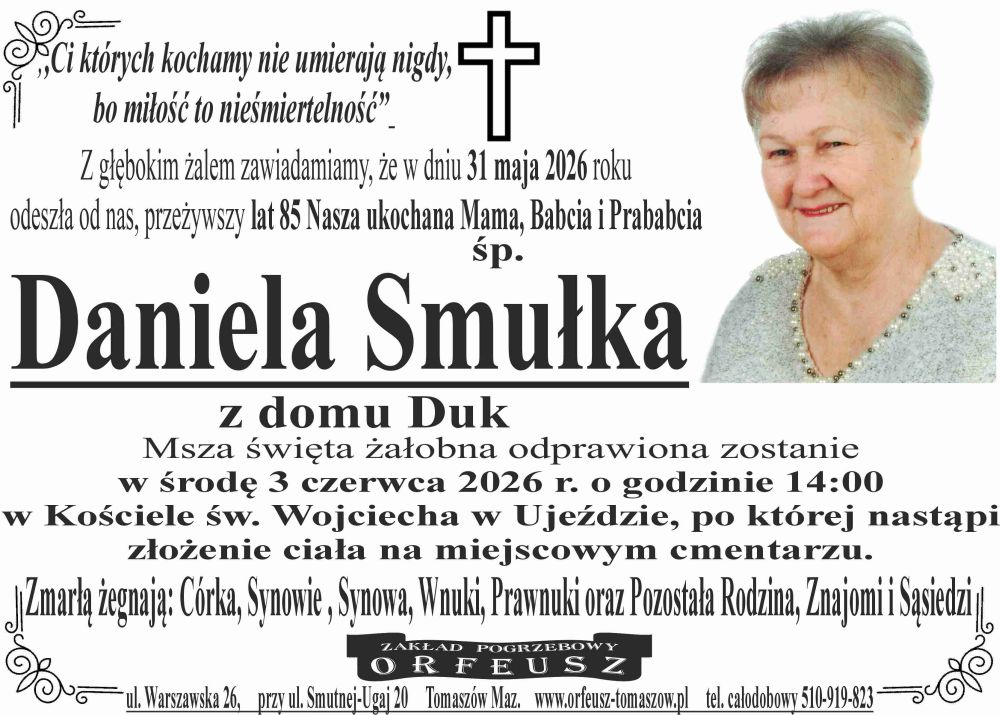 śp. Daniela Smułka