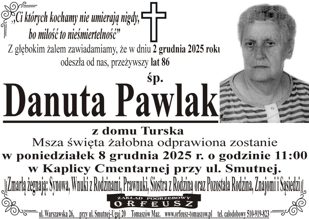 śp. Danuta Pawlak