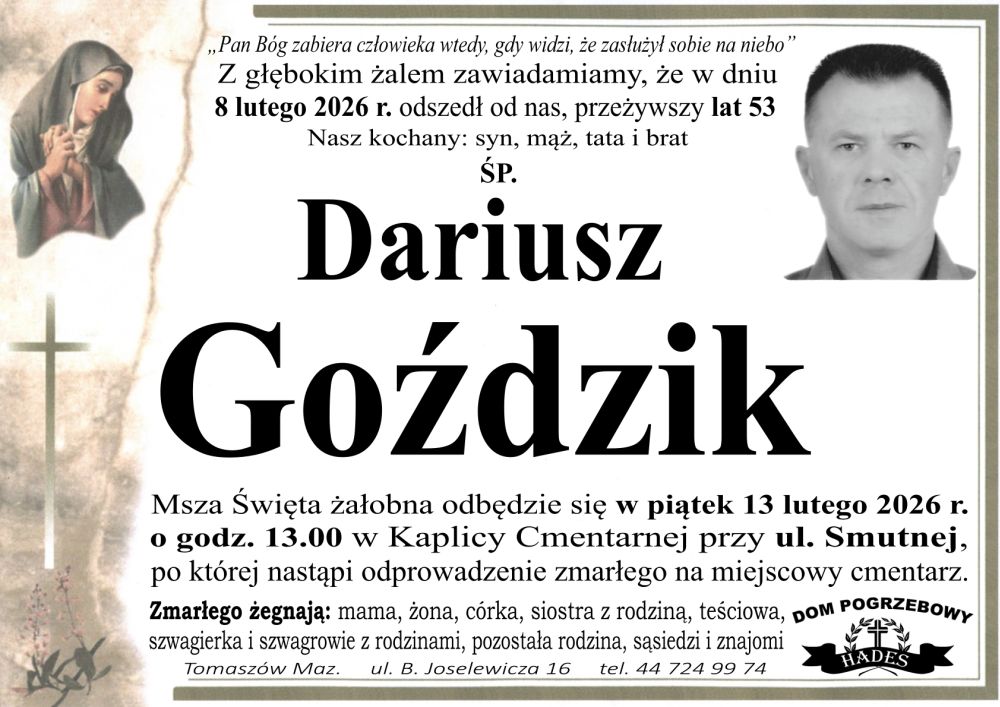 śp. Dariusz Goździk
