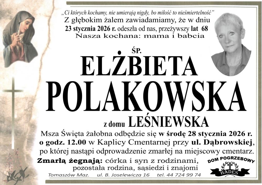 śp. Elżbieta Polakowska
