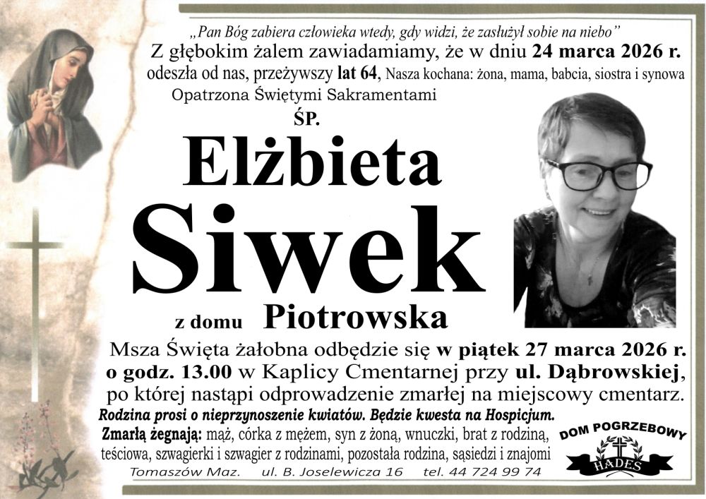 śp. Elżbieta Siwek 1