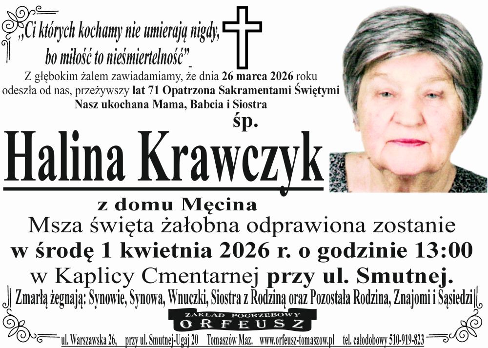 śp. Halina Krawczyk