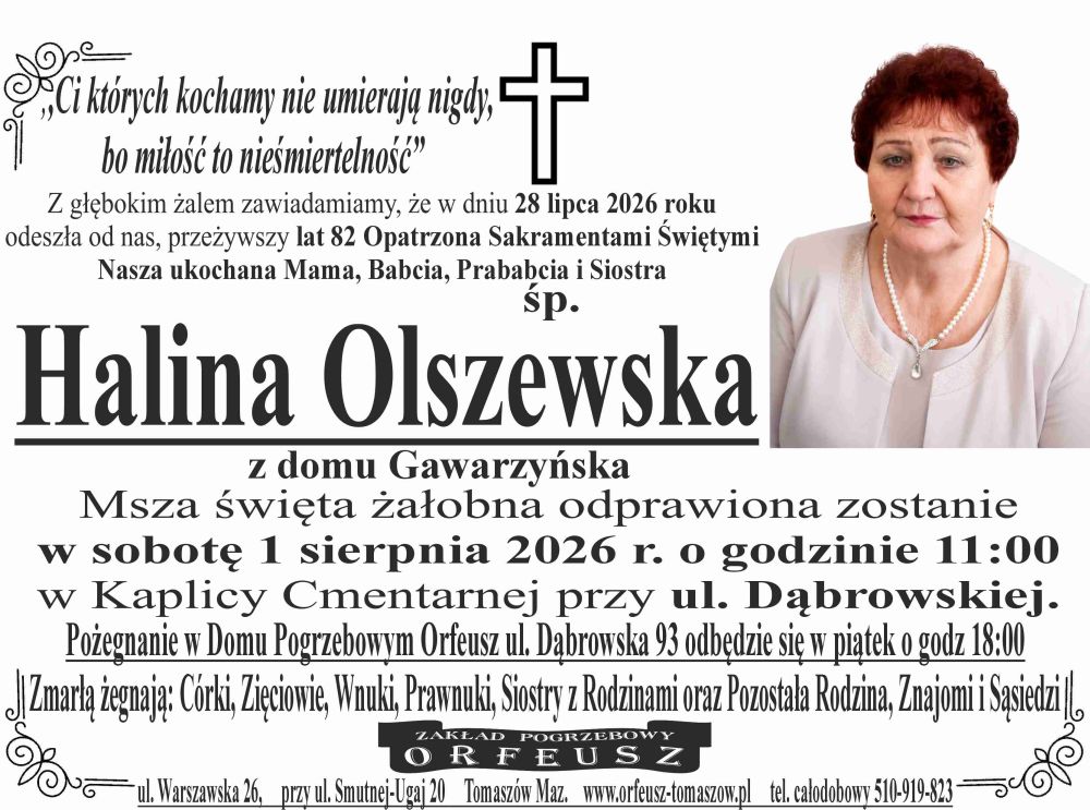 śp. Halina Olszewska