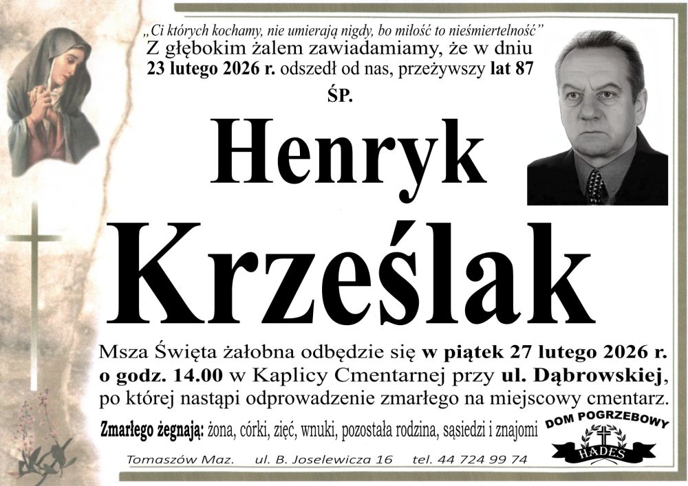 śp. Henryk Krześlak