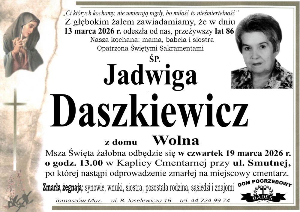 śp. Jadwiga Daszkiewicz