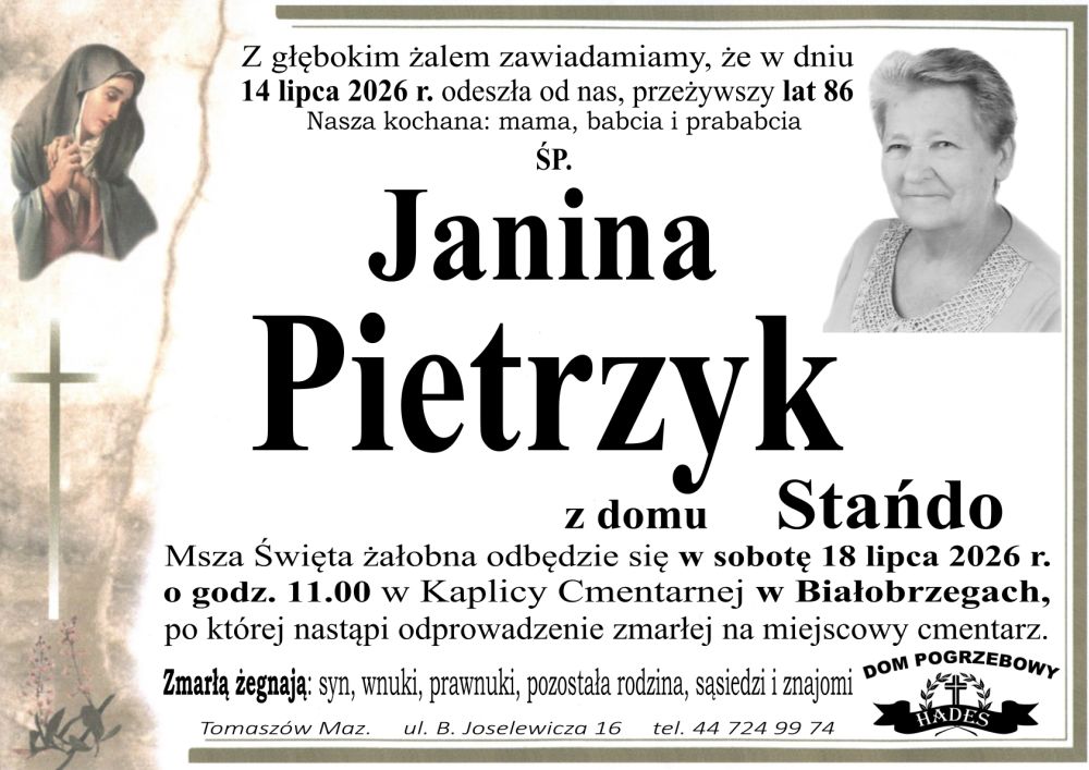 śp. Janina Pietrzyk