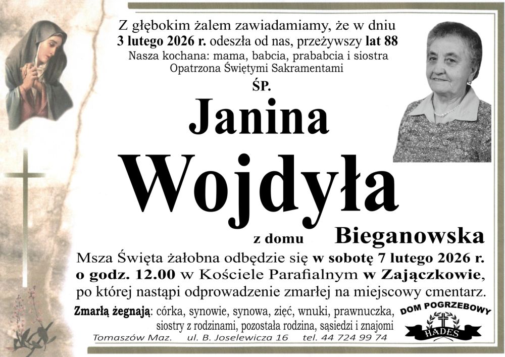 śp. Janina Wojdyła