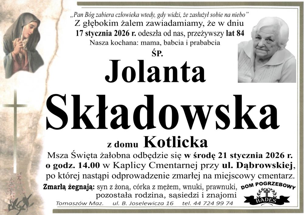 śp. Jolanta Składowska