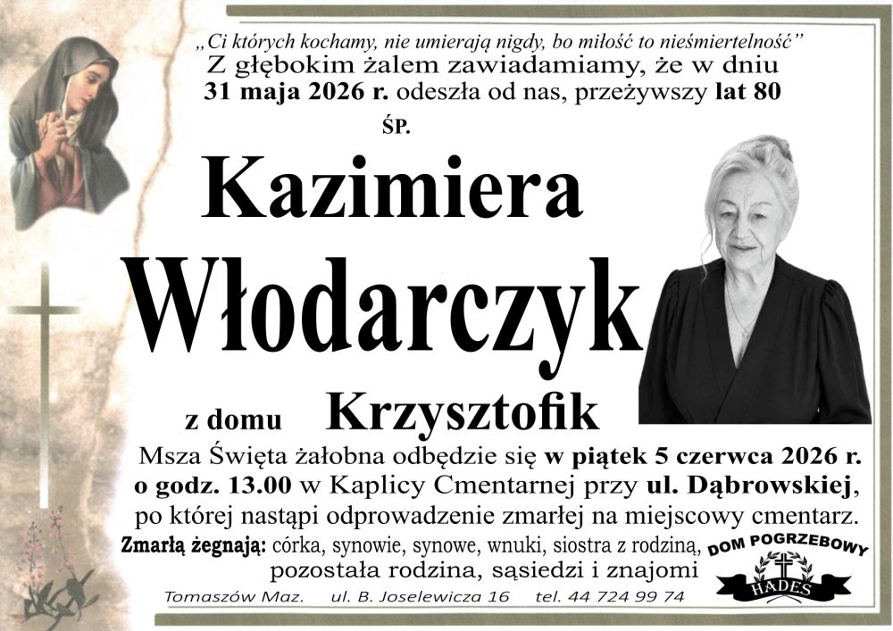 śp. Kazimiera Włodarczyk