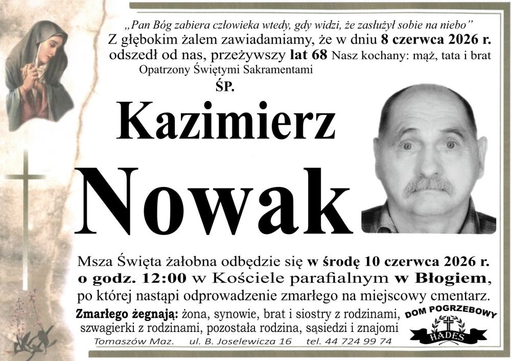 śp. Kazimierz Nowak