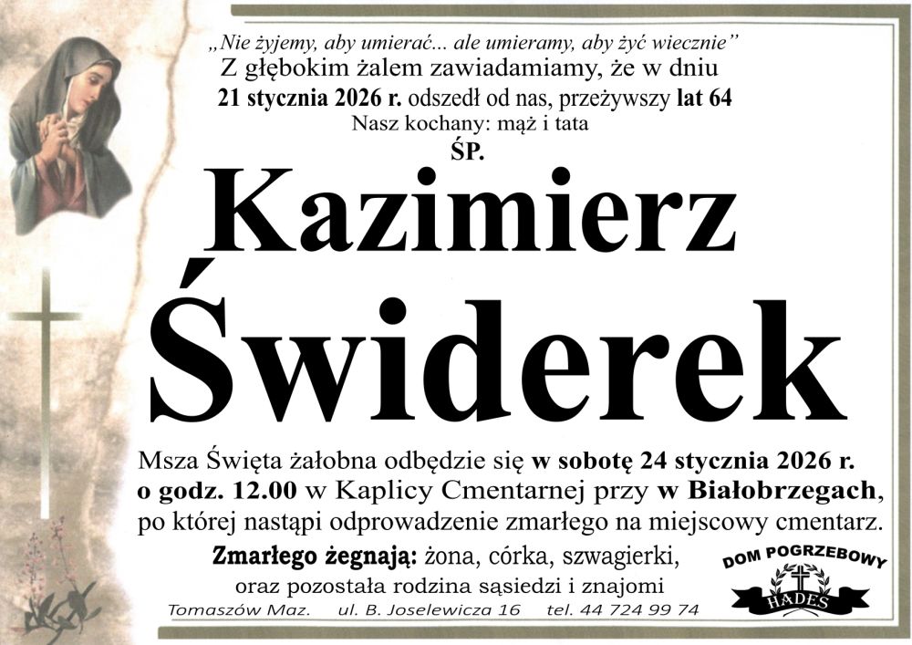 śp. Kazimierz Świderek