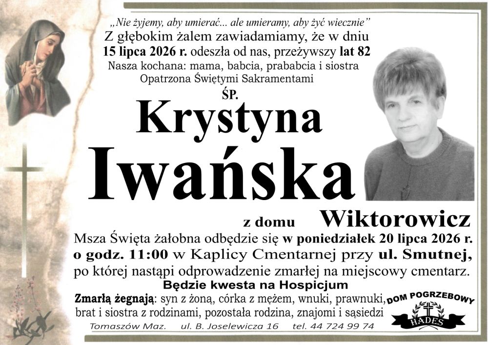 śp. Krystyna Iwańska