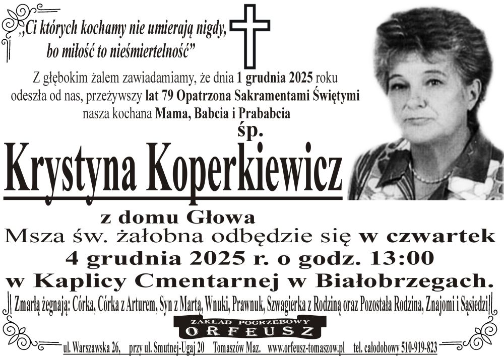 śp. Krystyna Koperkiewicz