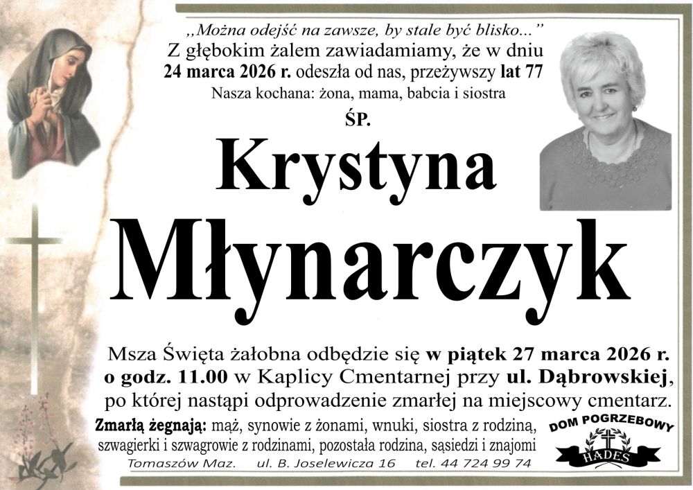 śp. Krystyna Młynarczyk