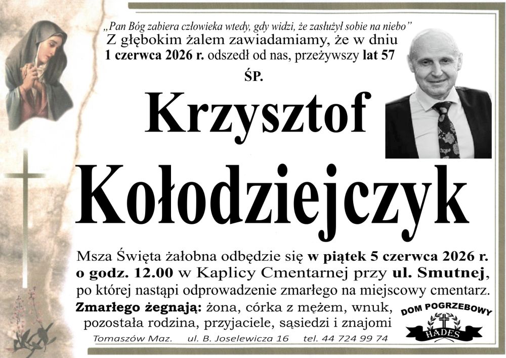śp. Krzysztof Kołodziejczyk