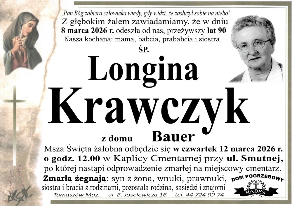 śp. Longina Krawczyk