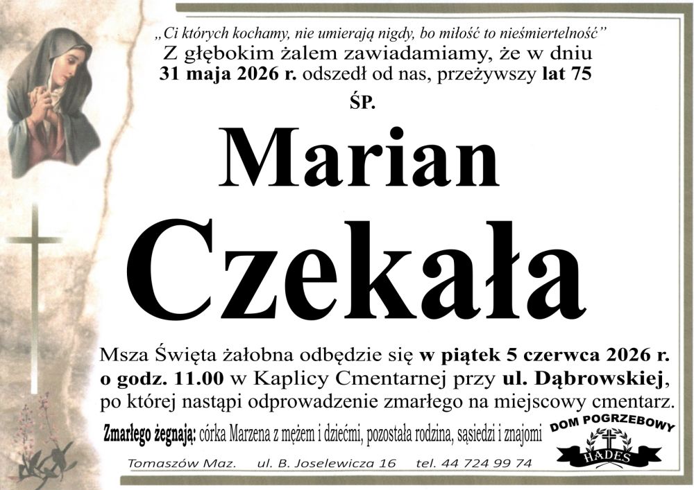 śp. Marian Czekała