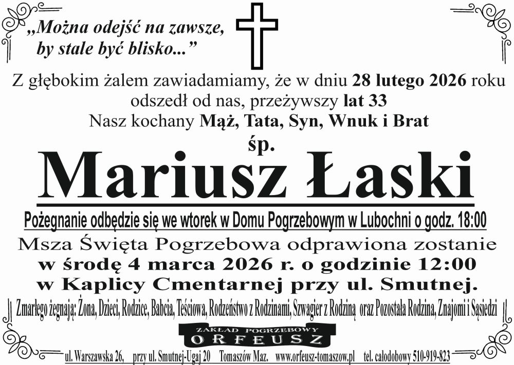 śp. Mariusz Łaski