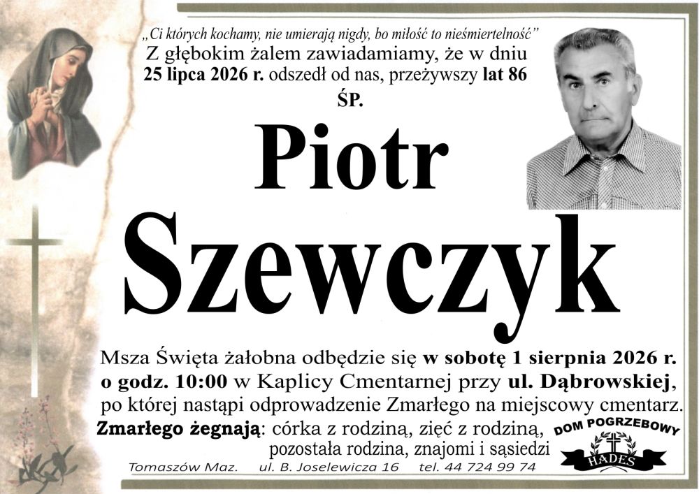 śp. Szewczyk Piotr