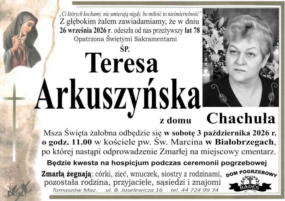 śp. Teresa Arkuszyńska