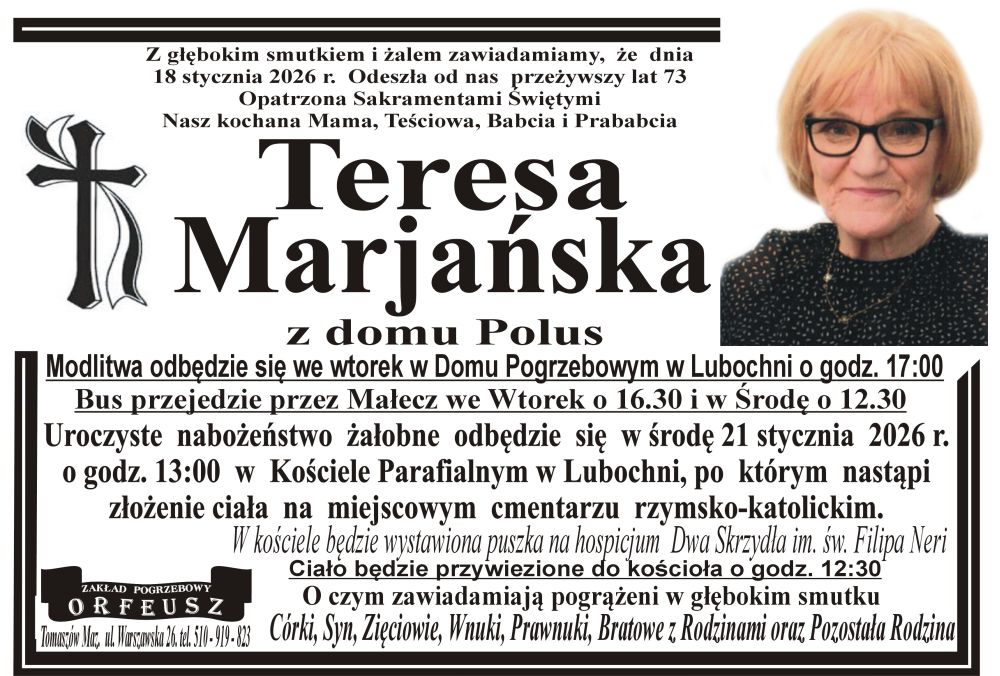 śp. Teresa Marjańska