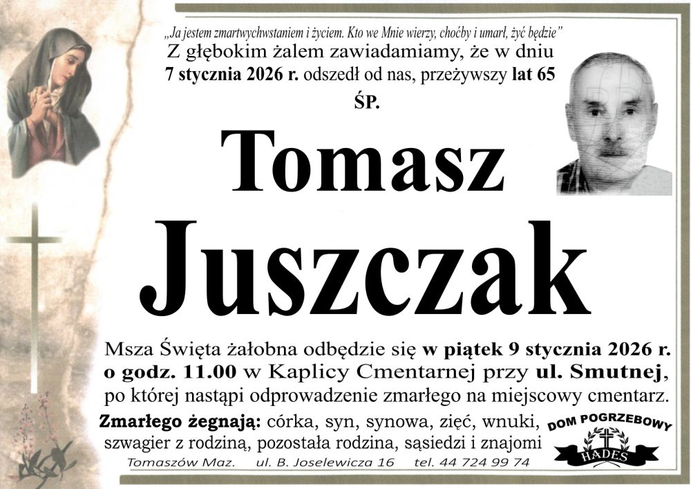 śp. Tomasz Juszczak