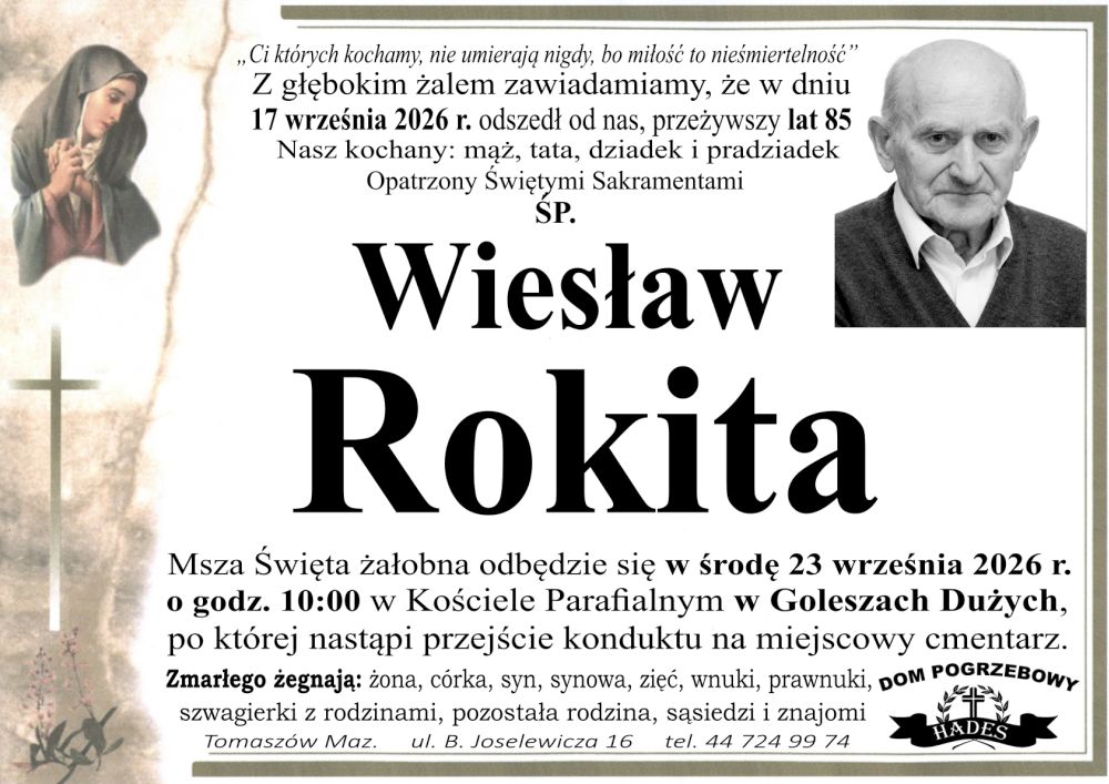 śp. Wiesław Rokita