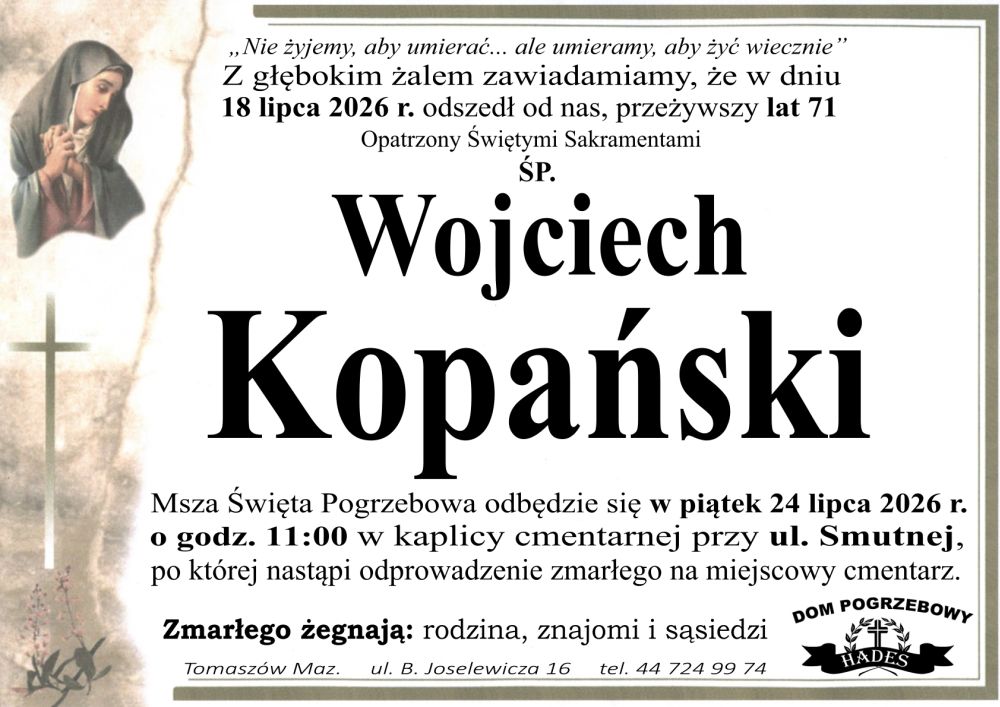 śp. Wojciech Kopański