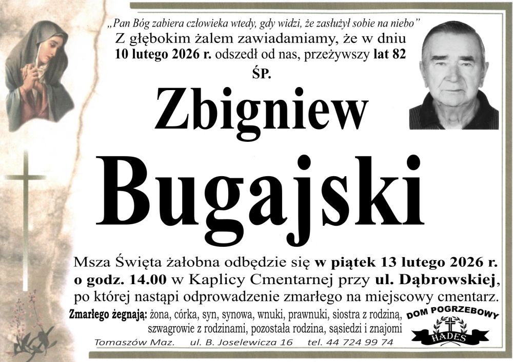 śp. Zbigniew Bugajski