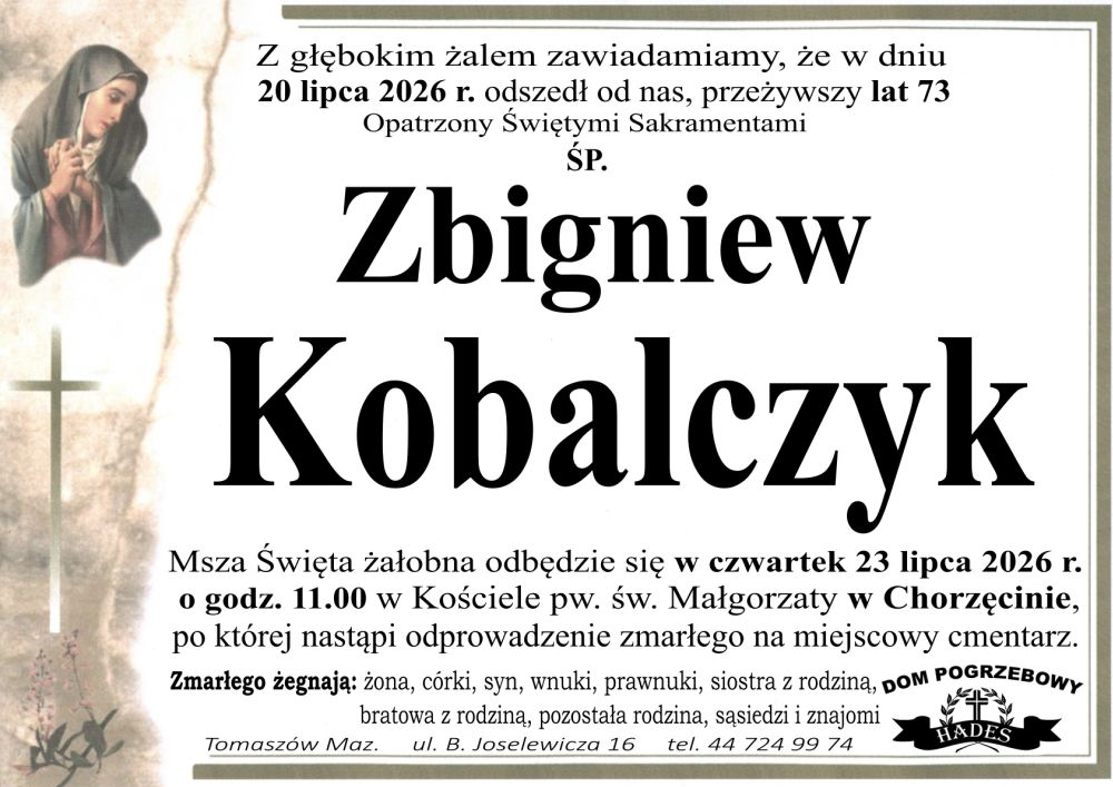 śp. Zbigniew Kobalczyk