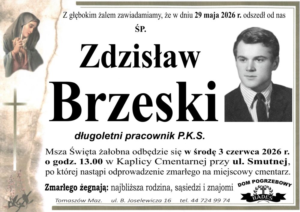 śp. Zdzisław Brzeski