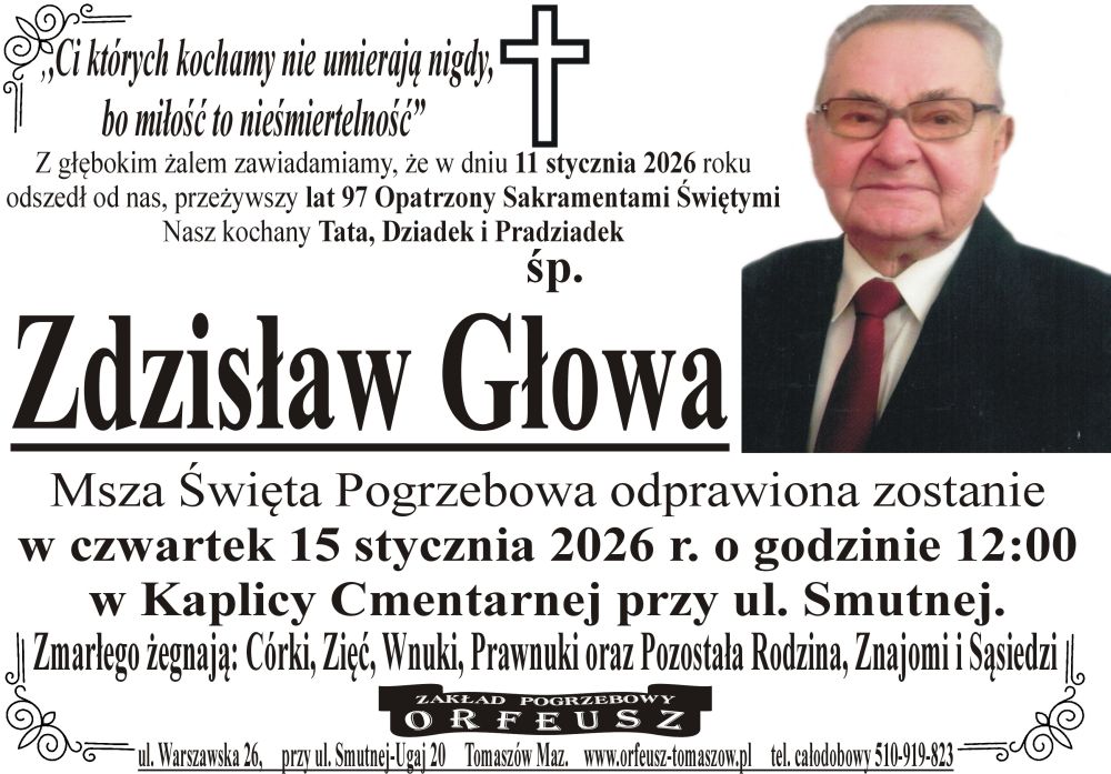śp. Zdzisław Głowa