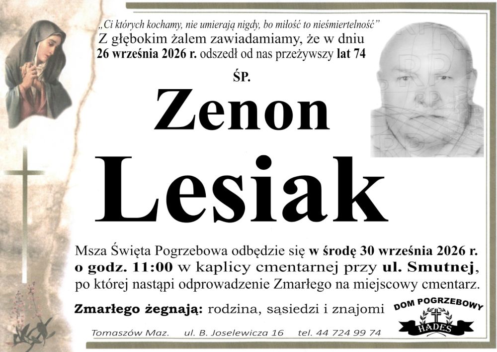 śp. Zenon Lesiak