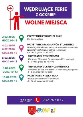 Ferie 2026 w gminach