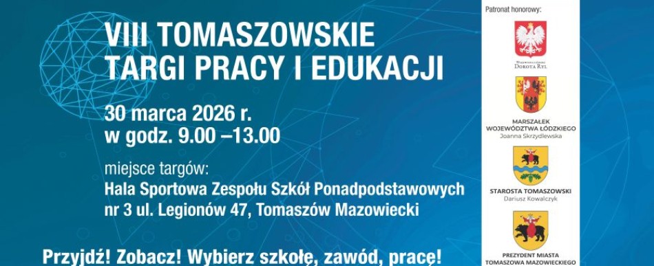ósma edycja wydarzenia, które organizowane jest przez Starostwo Powiatowe w Tomaszowie Mazowieckim przy współpracy Urzędu Pracy oraz Ochotniczego Hufca Pracy.