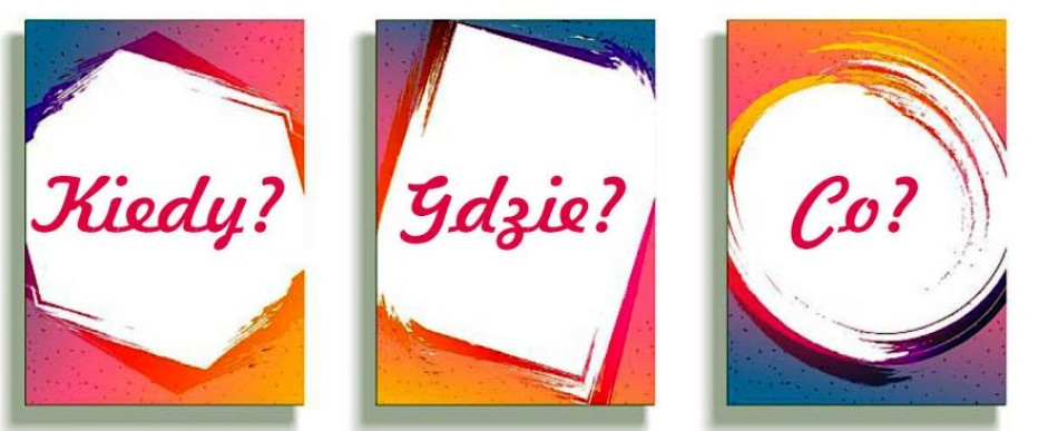 Kiedy? Gdzie? Co?