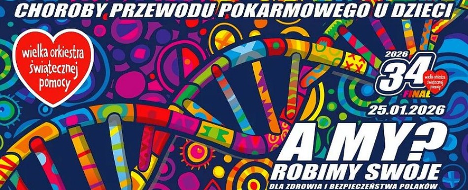 25 stycznia po raz 34. zagra Wielka Orkiestra Świątecznej Pomocy